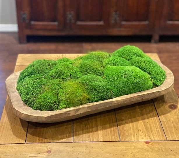 Moss Medium Carved Bowl - Click Image to Close